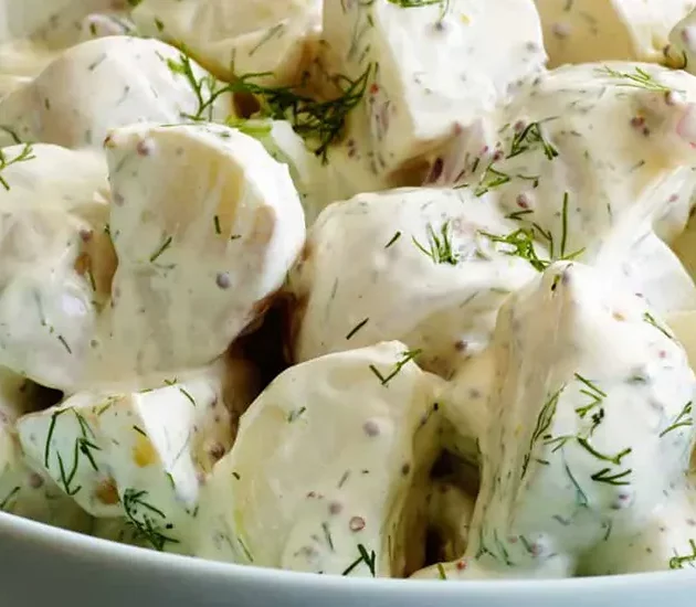 سلطة البطاطس النباتية