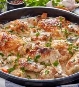 ستروغانوف بالدجاج