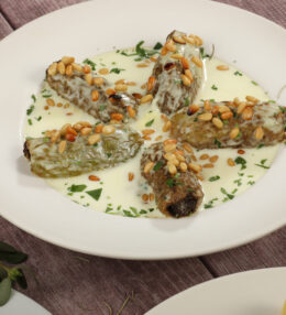 شيخ المحشي (كوسا باللبن)